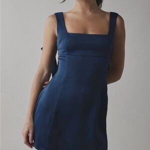 Navy Blue Mini Dress - S